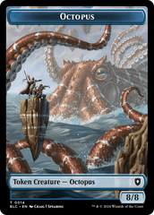 Octopus // Rabbit Double-Sided Token [Bloomburrow Commander Tokens] | Gamers Paradise