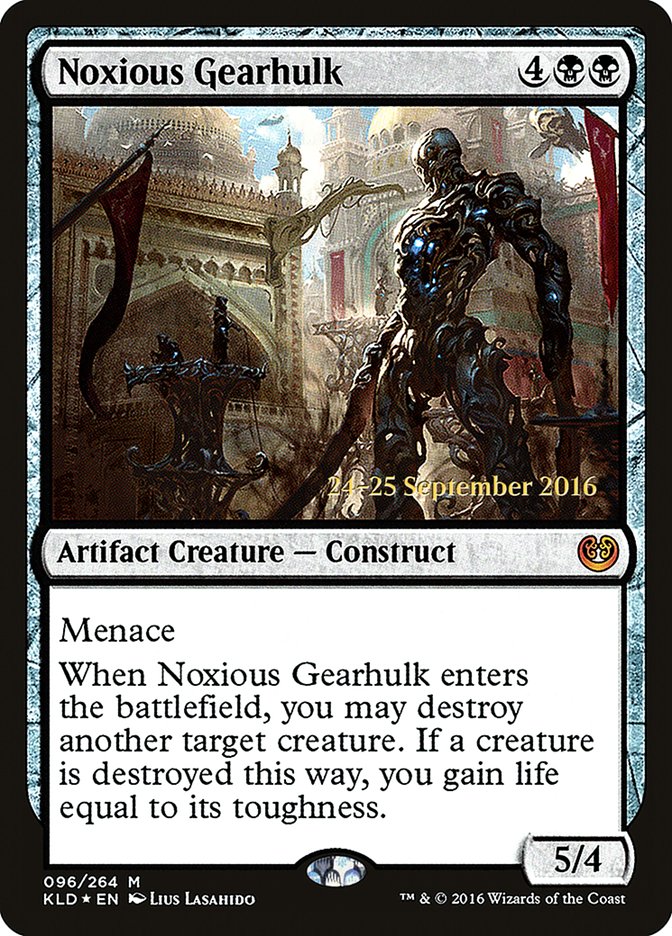 Noxious Gearhulk [Kaladesh Prerelease Promos] | Gamers Paradise
