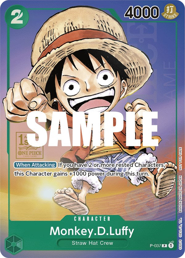 Monkey.D.Luffy (1st Anniversary Tournament) [One Piece Promotion Cards] | Gamers Paradise