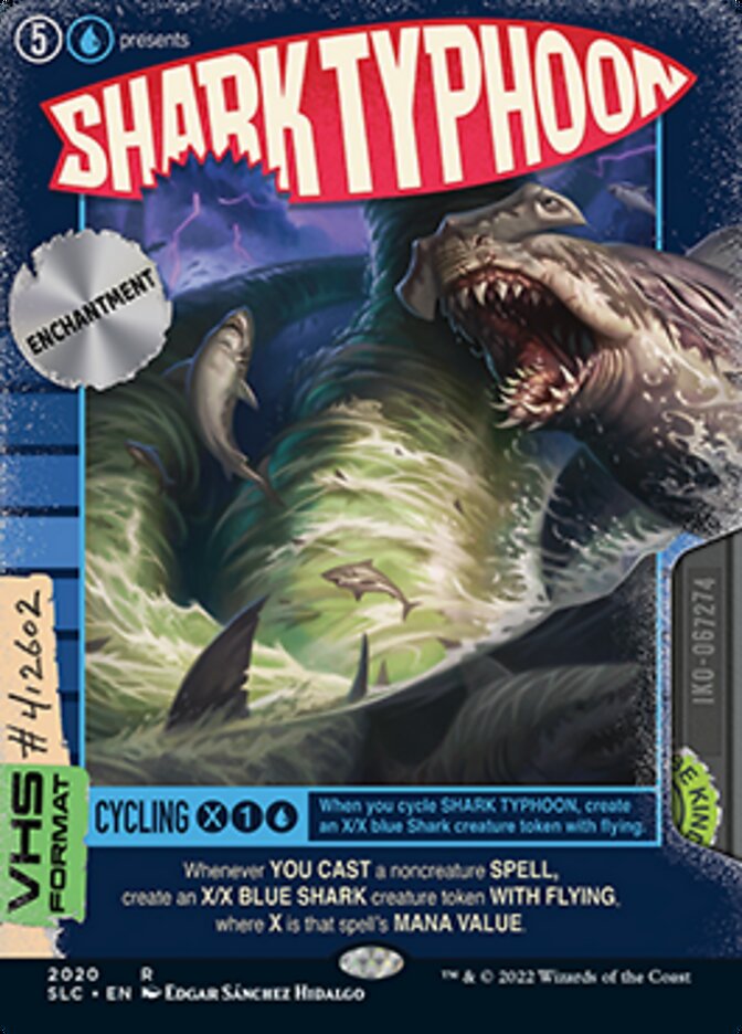 Shark Typhoon (Borderless Alternate Art) [Secret Lair Countdown Kit] | Gamers Paradise