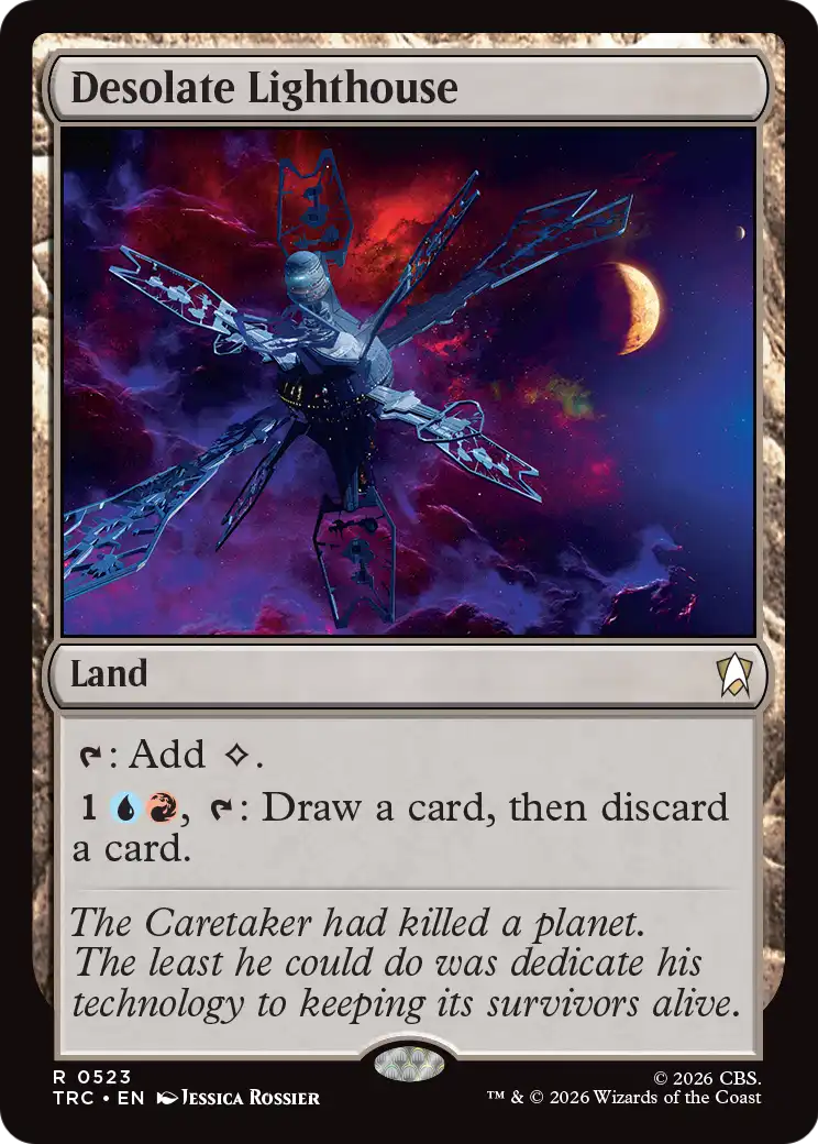 Desolate Lighthouse (Surge Foil) [Star Trek Commander] | Gamers Paradise