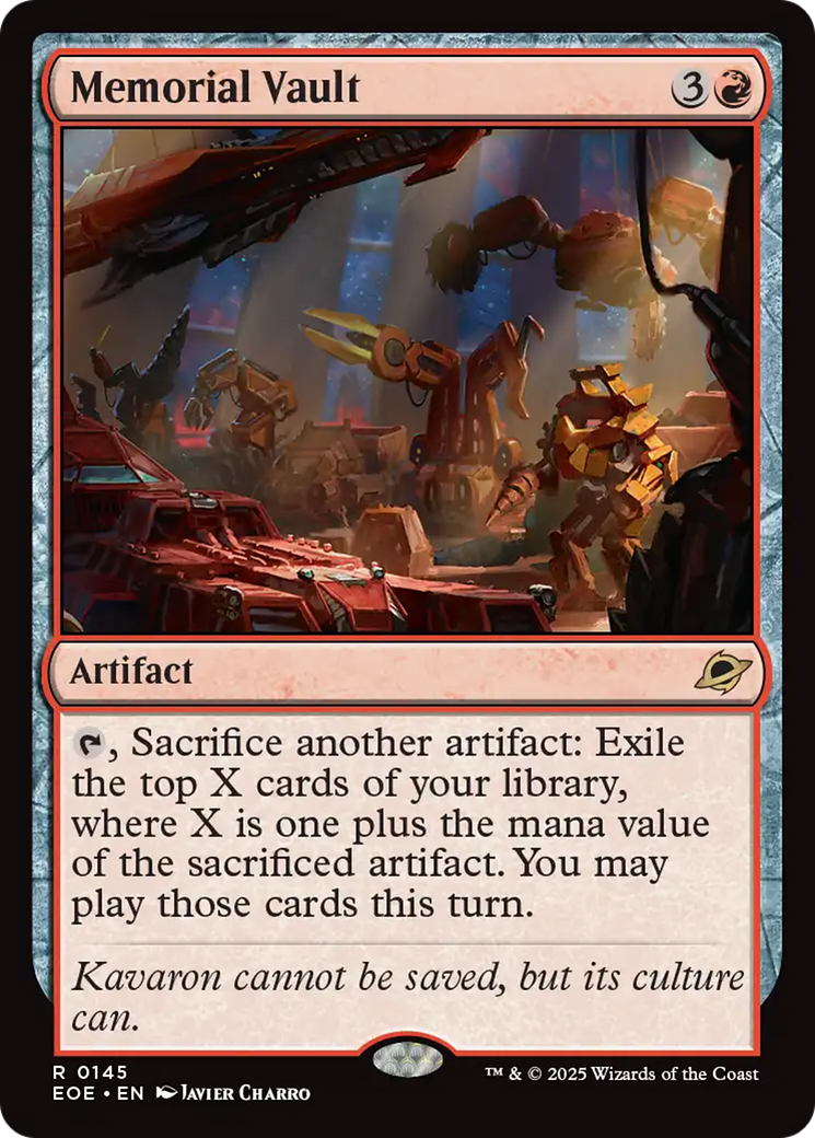 Memorial Vault [Edge of Eternities] | Gamers Paradise
