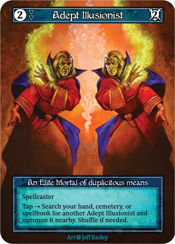 Adept Illusionist (Foil) [Alpha] | Gamers Paradise