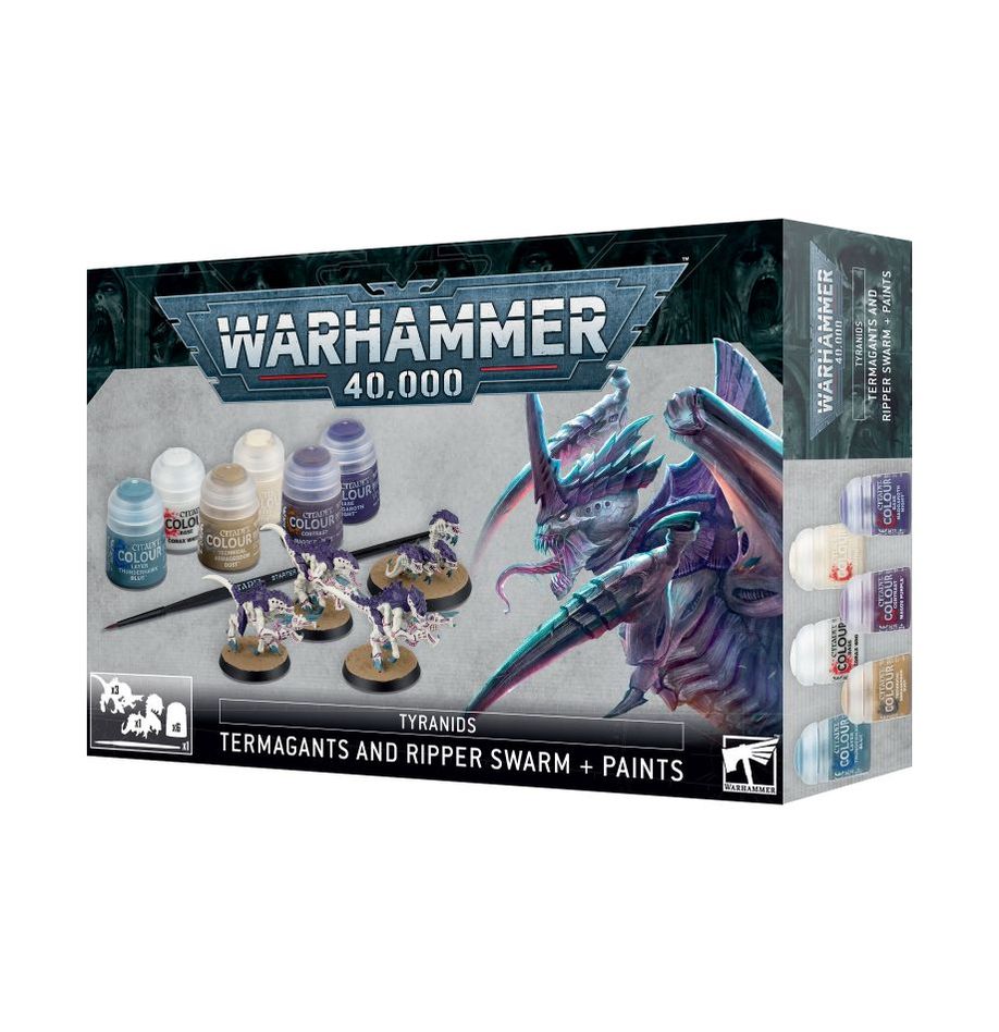 Warhammer 40k - Tyranids - Termagants and RIpper Swarm + Paints | Gamers Paradise