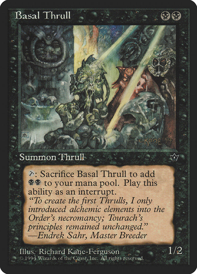 Basal Thrull (Richard Kane Ferguson) [Fallen Empires] | Gamers Paradise
