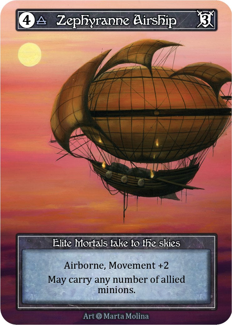 Zephyranne Airship (Foil) [Alpha] | Gamers Paradise