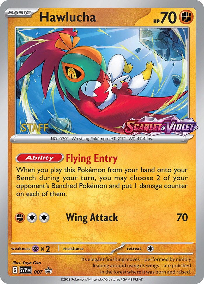 Hawlucha (007) [Staff] [Scarlet & Violet 151] | Gamers Paradise
