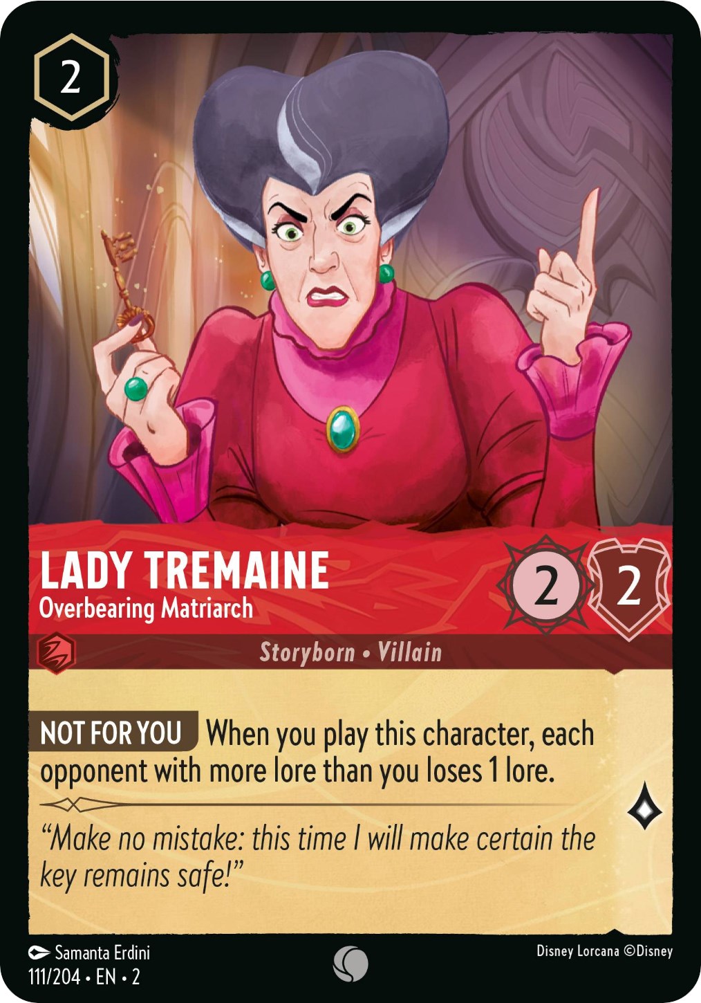 Lady Tremaine - Overbearing Matriarch (111/204) [Rise of the Floodborn] | Gamers Paradise