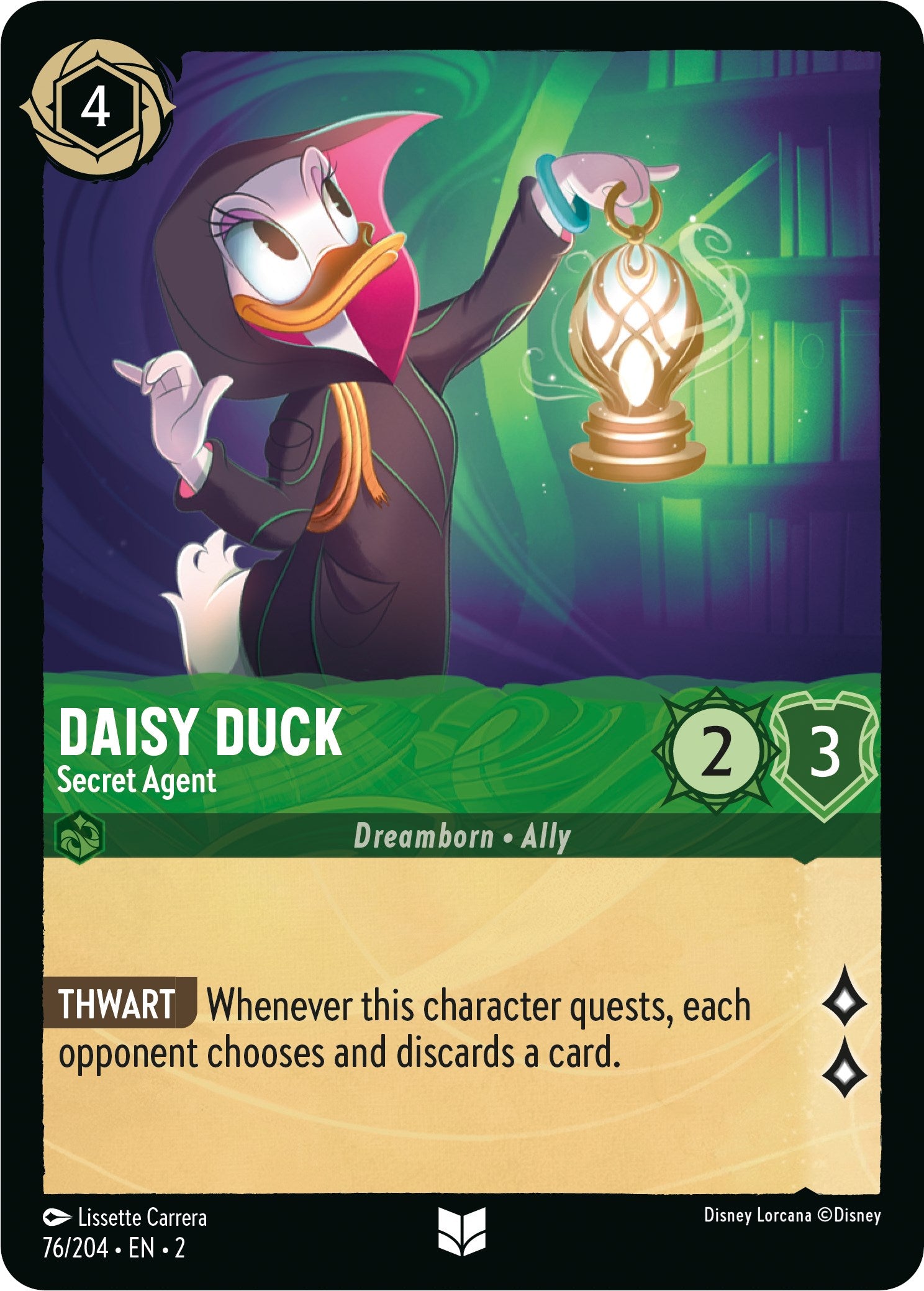 Daisy Duck - Secret Agent (76/204) [Rise of the Floodborn] | Gamers Paradise