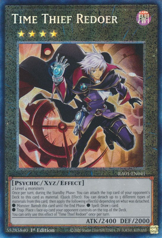 Time Thief Redoer [RA01-EN041] Prismatic Collector's Rare | Gamers Paradise