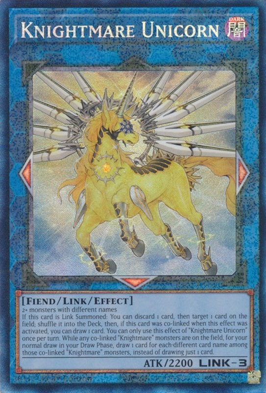 Knightmare Unicorn [RA01-EN043] Prismatic Collector's Rare | Gamers Paradise