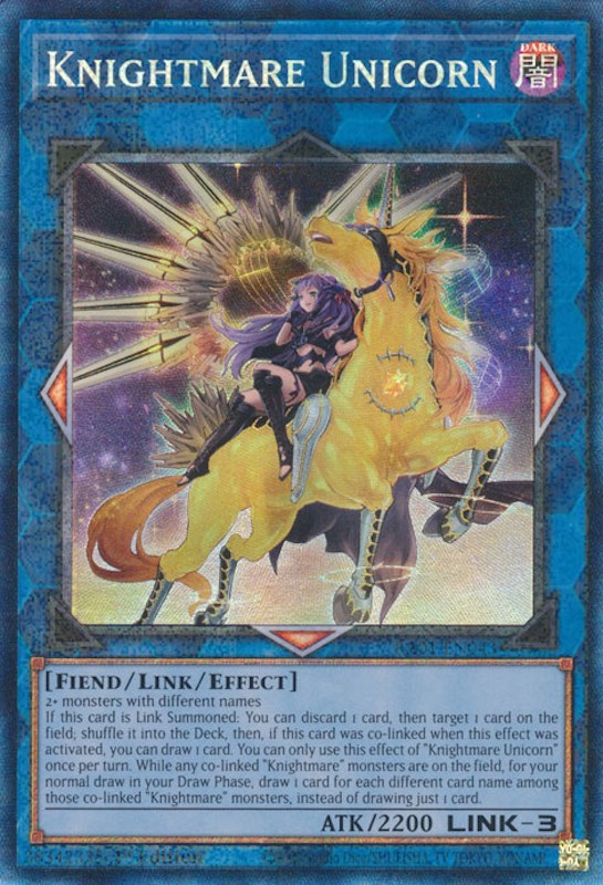 Knightmare Unicorn (Alternate Art) [RA01-EN043] Prismatic Collector's Rare | Gamers Paradise