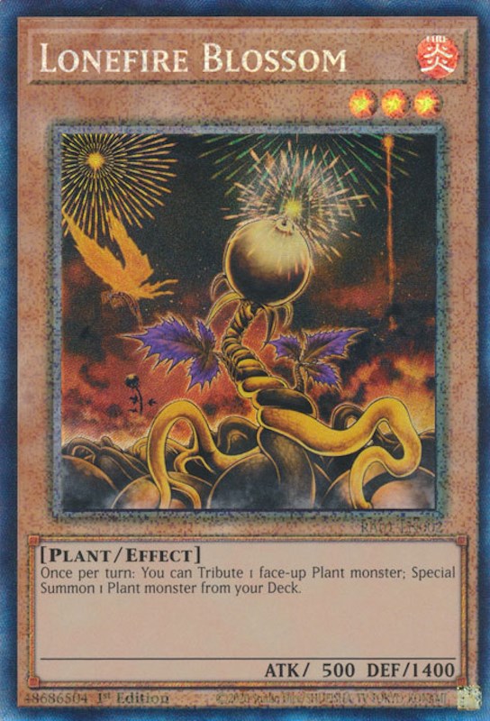 Lonefire Blossom [RA01-EN002] Prismatic Collector's Rare | Gamers Paradise