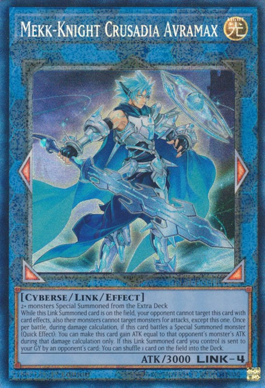 Mekk-Knight Crusadia Avramax [RA01-EN044] Prismatic Collector's Rare | Gamers Paradise