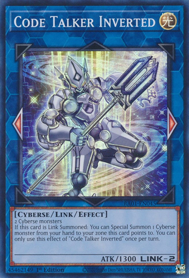 Code Talker Inverted [RA01-EN045] Super Rare | Gamers Paradise