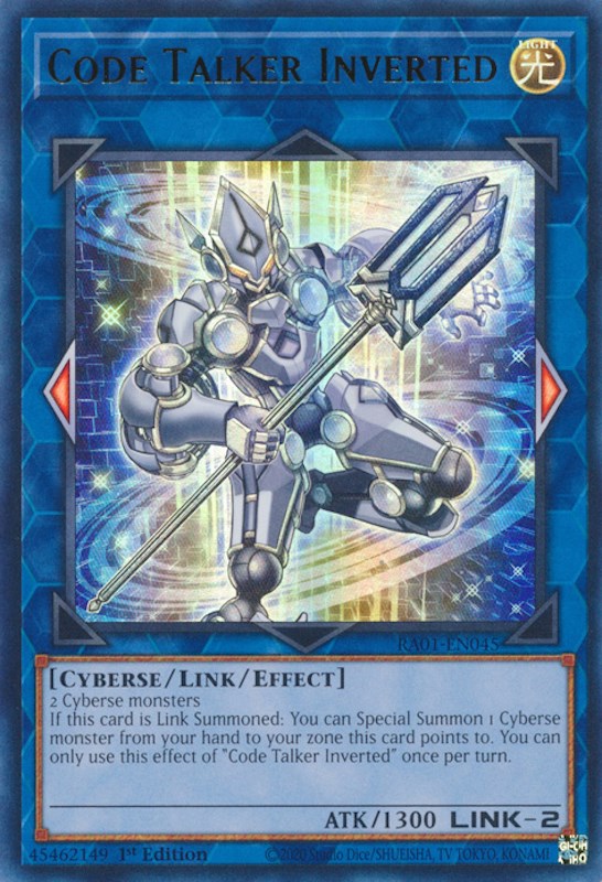 Code Talker Inverted [RA01-EN045] Ultra Rare | Gamers Paradise