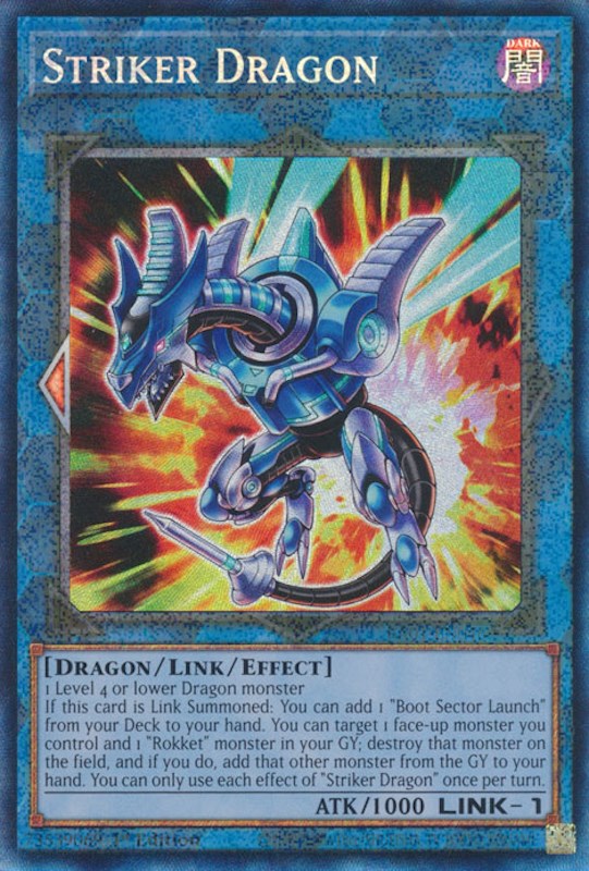 Striker Dragon [RA01-EN046] Prismatic Collector's Rare | Gamers Paradise