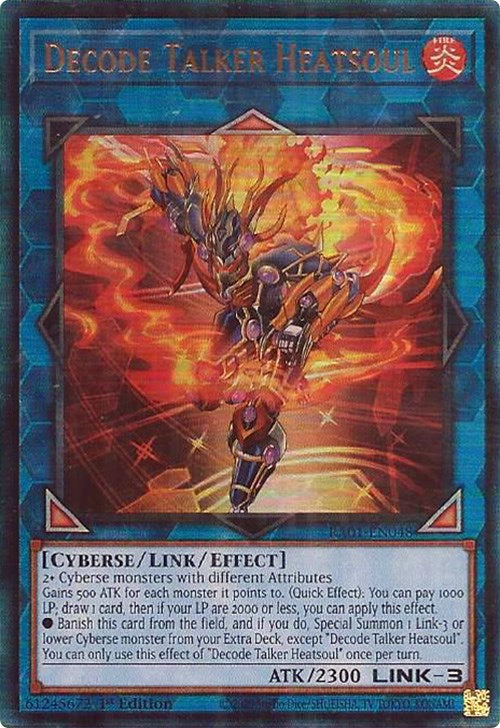 Decode Talker Heatsoul [RA01-EN048] Prismatic Ultimate Rare | Gamers Paradise