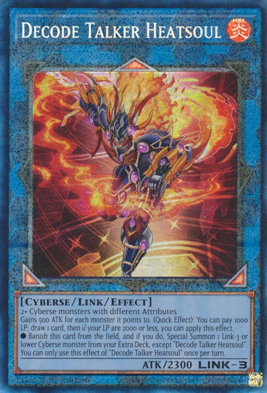 Decode Talker Heatsoul [RA01-EN048] Prismatic Collector's Rare | Gamers Paradise