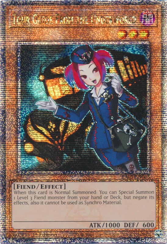 Tour Guide From the Underworld [RA01-EN005] Quarter Century Secret Rare | Gamers Paradise