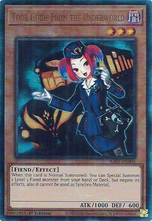 Tour Guide From the Underworld [RA01-EN005] Prismatic Ultimate Rare | Gamers Paradise