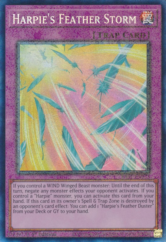 Harpie's Feather Storm [RA01-EN073] Prismatic Collector's Rare | Gamers Paradise