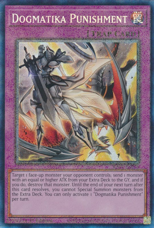 Dogmatika Punishment [RA01-EN076] Prismatic Collector's Rare | Gamers Paradise