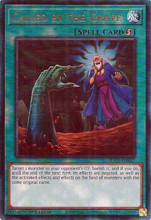 Called by the Grave [RA01-EN057] Prismatic Ultimate Rare | Gamers Paradise