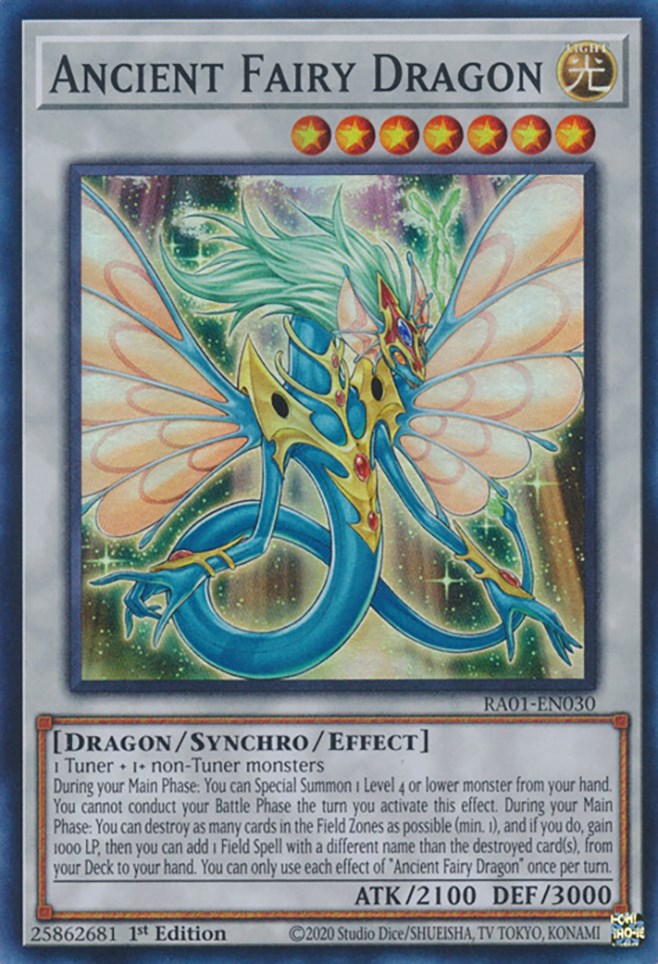 Ancient Fairy Dragon [RA01-EN030] Super Rare | Gamers Paradise