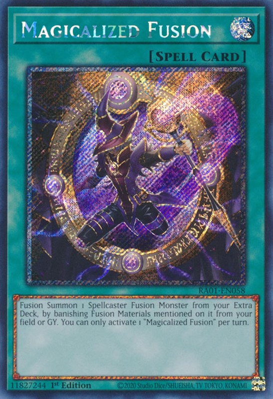 Magicalized Fusion [RA01-EN058] Platinum Secret Rare | Gamers Paradise