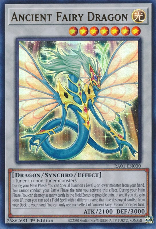 Ancient Fairy Dragon [RA01-EN030] Ultra Rare | Gamers Paradise