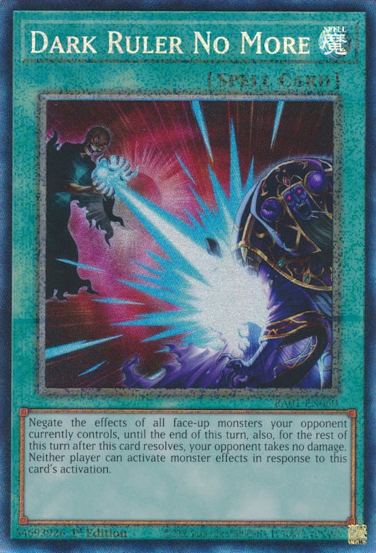 Dark Ruler No More [RA01-EN060] Prismatic Collector's Rare | Gamers Paradise