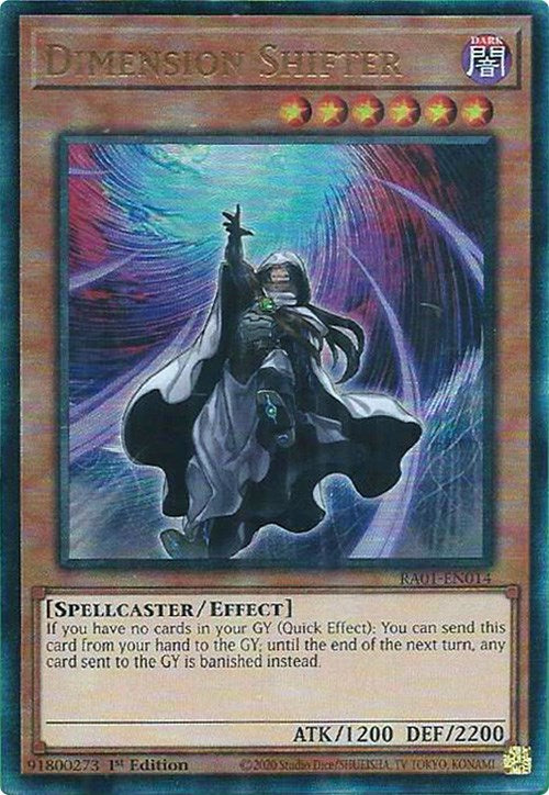 Dimension Shifter [RA01-EN014] Prismatic Ultimate Rare | Gamers Paradise