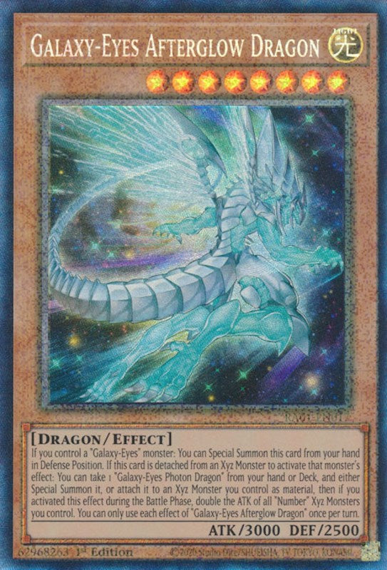 Galaxy-Eyes Afterglow Dragon [RA01-EN017] Prismatic Collector's Rare | Gamers Paradise