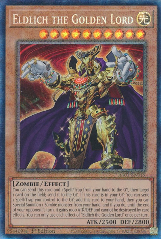 Eldlich the Golden Lord [RA01-EN019] Prismatic Collector's Rare | Gamers Paradise