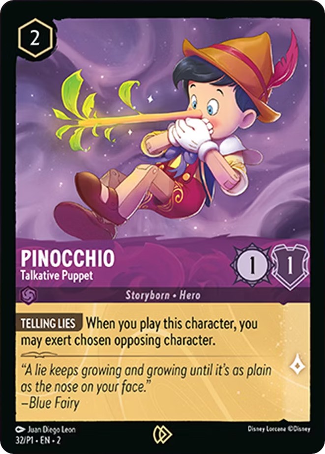 Pinocchio - Talkative Puppet (32) [Promo Cards] | Gamers Paradise