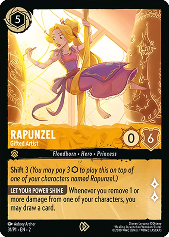 Rapunzel - Gifted Artist (31) [Promo Cards] | Gamers Paradise