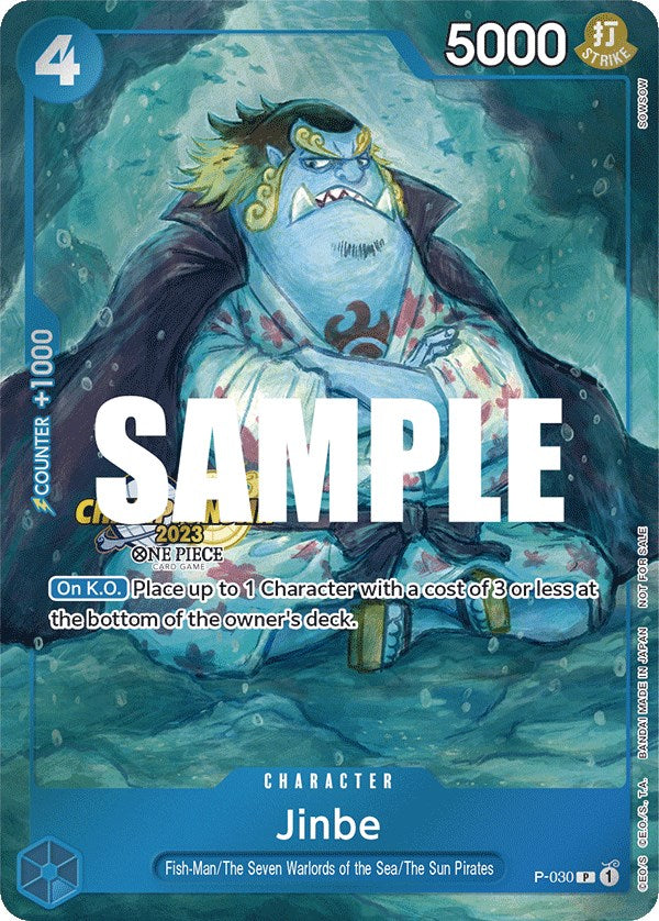 Jinbe (CS 2023 Event Pack) [One Piece Promotion Cards] | Gamers Paradise