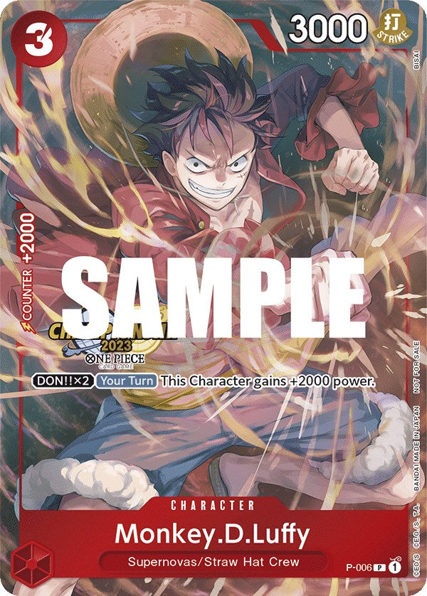 Monkey.D.Luffy (CS 2023 Celebration Pack) [One Piece Promotion Cards] | Gamers Paradise