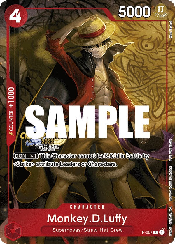 Monkey.D.Luffy (CS 2023 Celebration Pack) [One Piece Promotion Cards] | Gamers Paradise