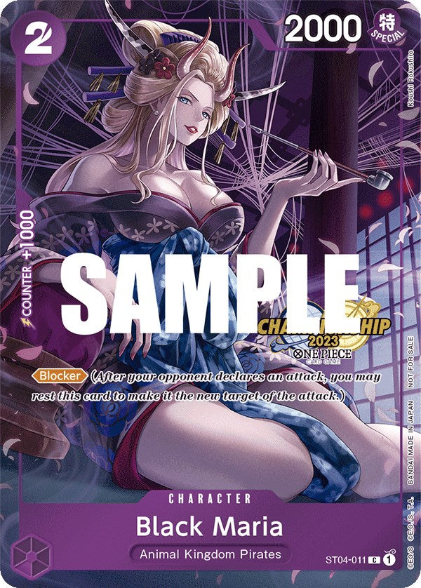 Black Maria (CS 2023 Celebration Pack) [One Piece Promotion Cards] | Gamers Paradise