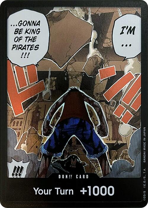 DON!! Card (Luffy vs. Crocodile) (Devil Fruits Collection Vol. 1) [One Piece Promotion Cards] | Gamers Paradise