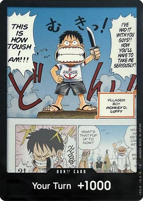 DON!! Card (Young Luffy) (Devil Fruits Collection Vol. 1) [One Piece Promotion Cards] | Gamers Paradise