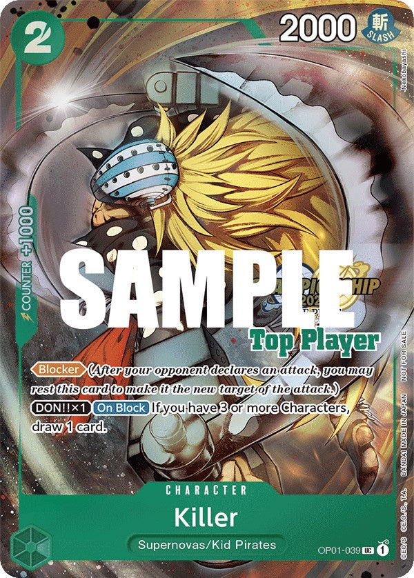 Killer (CS 2023 Top Players Pack) [One Piece Promotion Cards] | Gamers Paradise