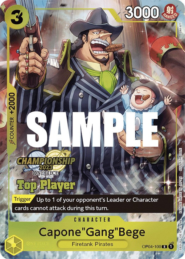 Capone"Gang"Bege (CS 2023 Top Players Pack) [One Piece Promotion Cards] | Gamers Paradise