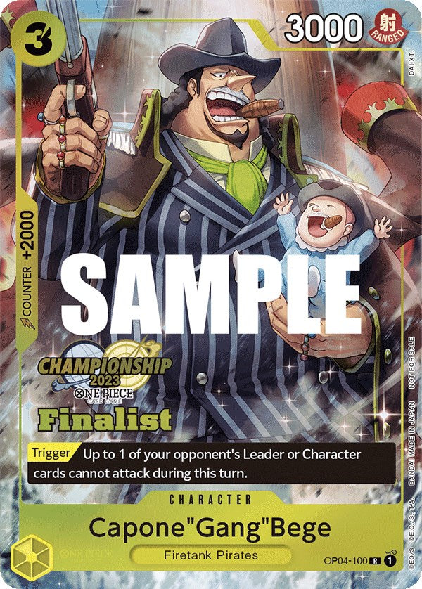 Capone"Gang"Bege (CS 2023 Top Players Pack) [Finalist] [One Piece Promotion Cards] | Gamers Paradise
