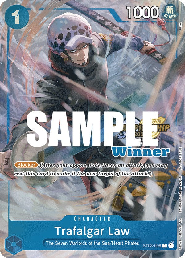 Trafalgar Law (CS 2023 Top Players Pack) [Winner] [One Piece Promotion Cards] | Gamers Paradise