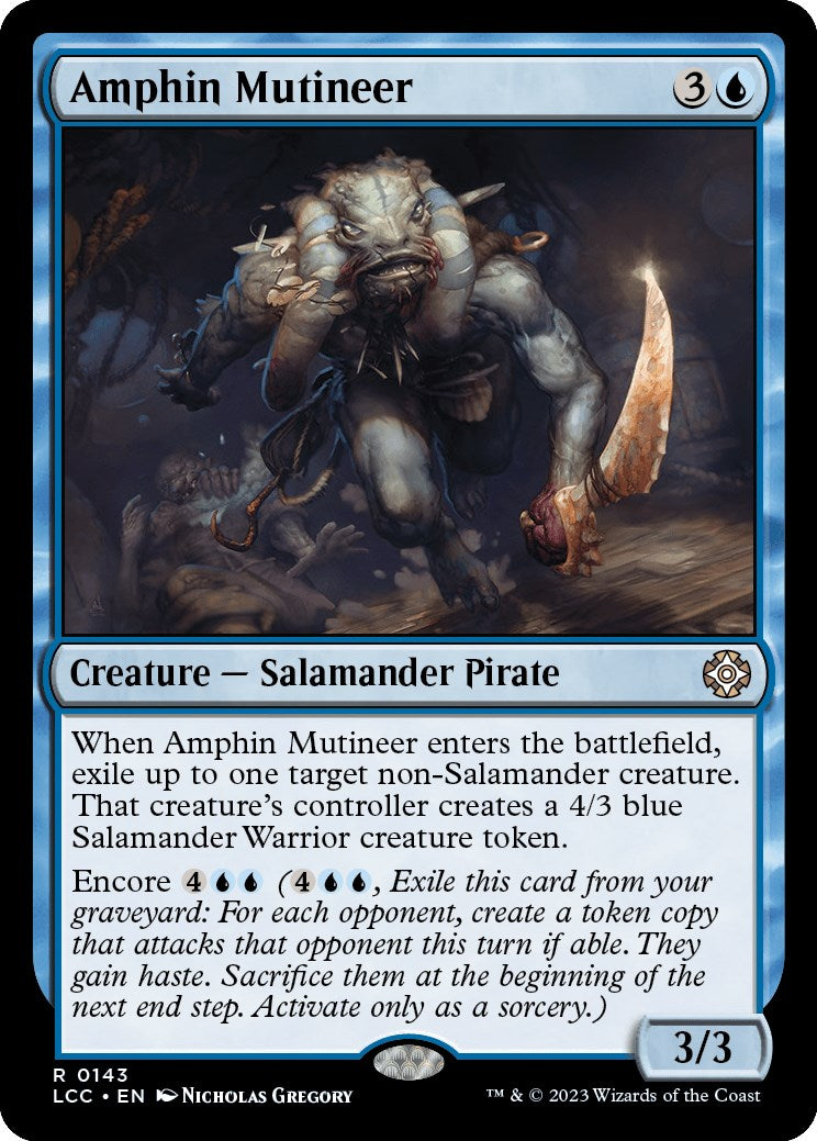 Amphin Mutineer [The Lost Caverns of Ixalan Commander] | Gamers Paradise