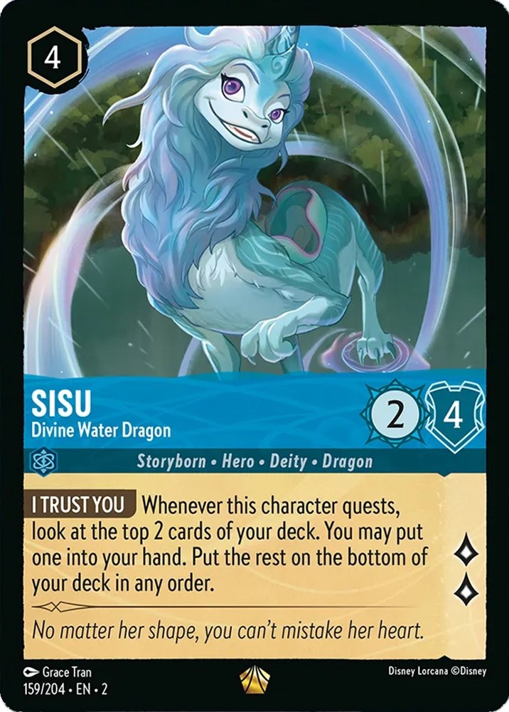 Sisu - Divine Water Dragon (159/204) [Rise of the Floodborn] | Gamers Paradise