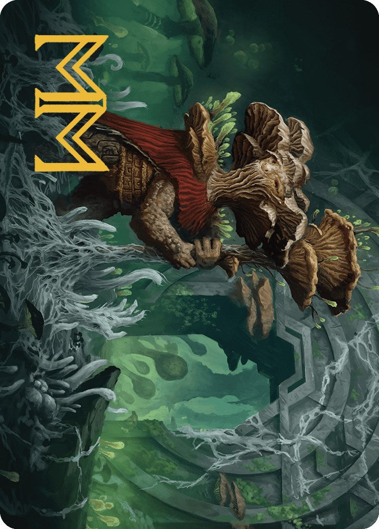 Tendril of the Mycotyrant Art Card (Gold-Stamped Signature) [The Lost Caverns of Ixalan Art Series] | Gamers Paradise